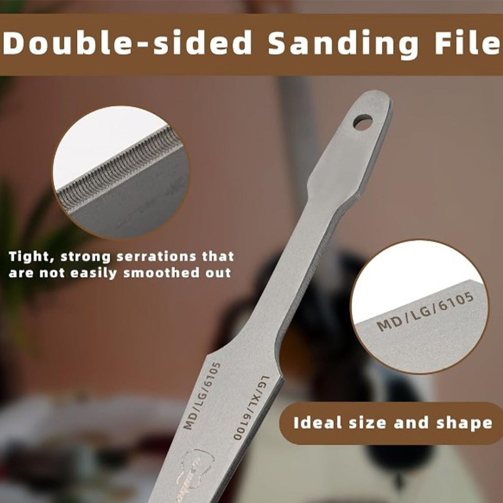 Guitar Crowning File Double-Sided Fret Crowning Files Luthier Tools Professio