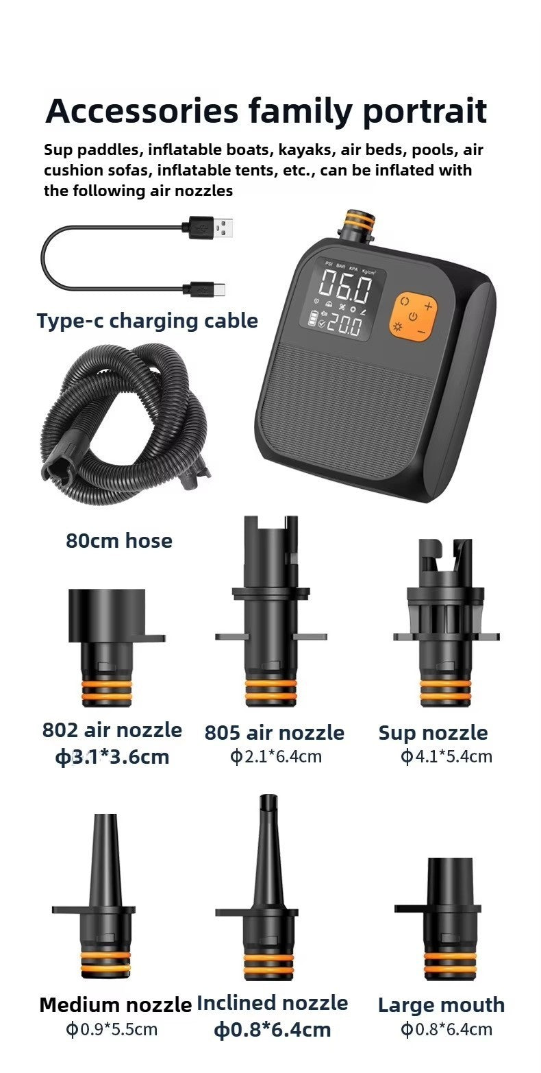 [NEW][UK Seller]Portable Battery SUP Electric Pump 25PSI Paddle Board Inflation