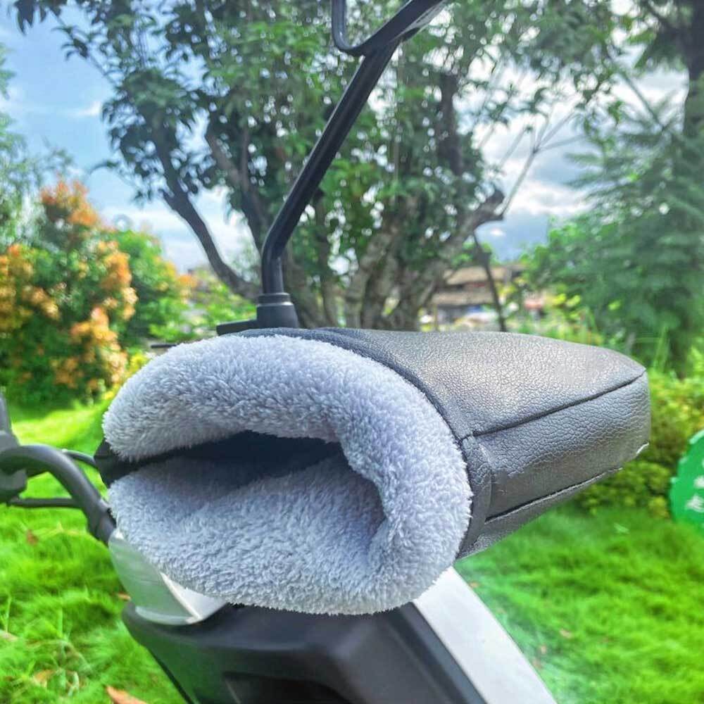 1Pair Motorcycle Handlebar Muffs Winter Mitts Warmer Gloves Waterproof Handmuffs
