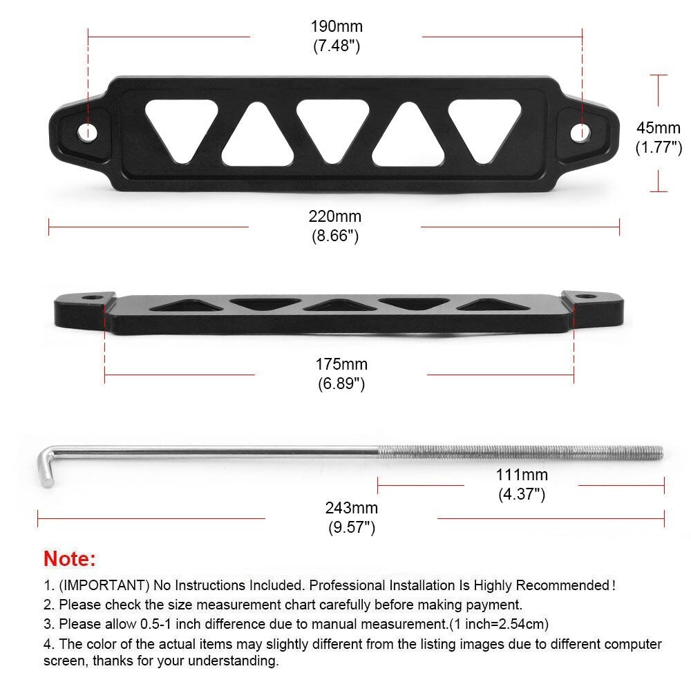 Down Tie Holder Down for Clamp Car Battery EK Holder Battery Civic Bracket Honda