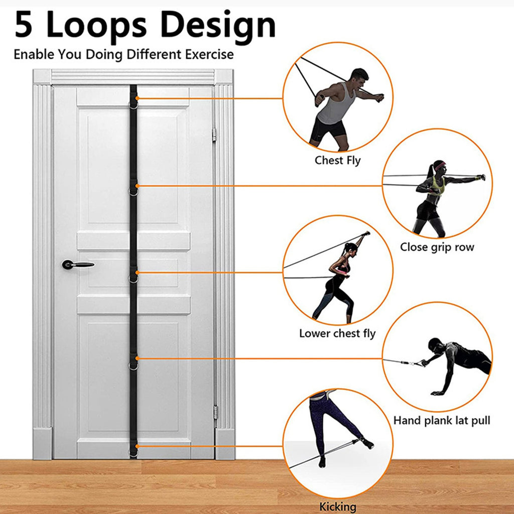 Multi-Point Door Anchor Strap for Resistance Bands – Gym Equipment for Exercises