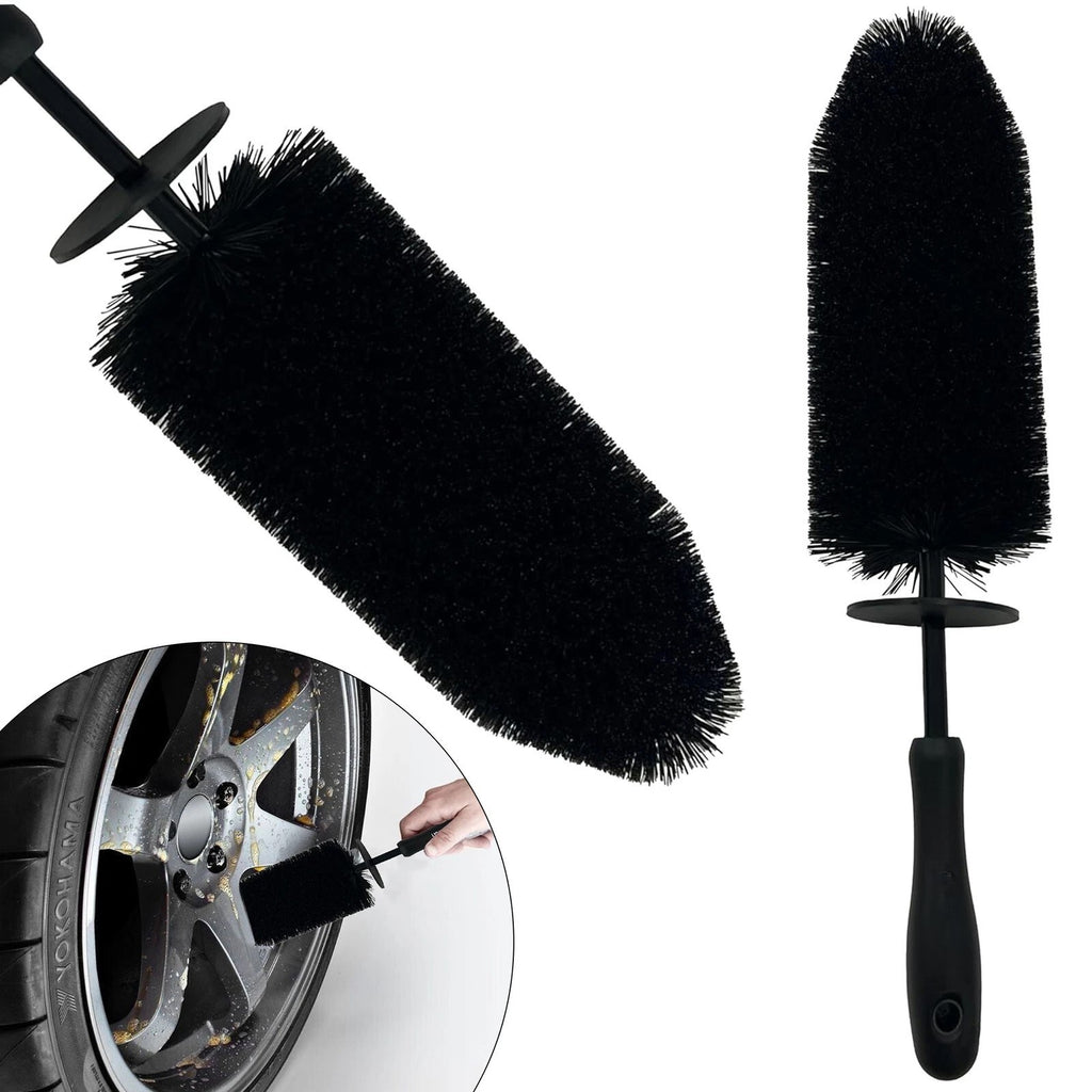 Soft Bristle Car Wheel TireI Cleaning Brush Alloy Washing Cleaning Tool