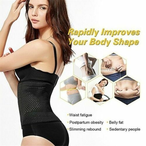 WAIST TRAINER CORSET Breathable Tummy Girdle Belt Sport Body Shaper Control Band