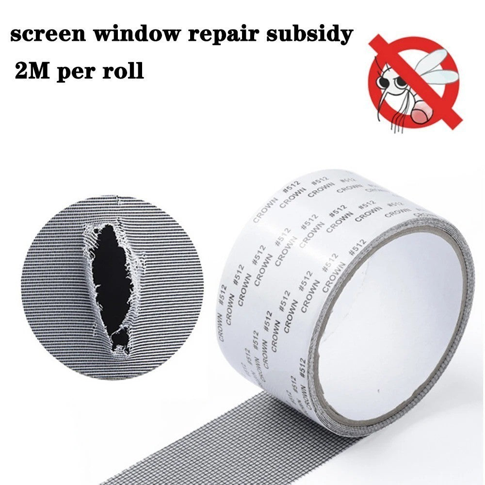 Waterproof Window Screen Repair Tape | Anti-Mosquito Self-Adhesive Mesh Patch