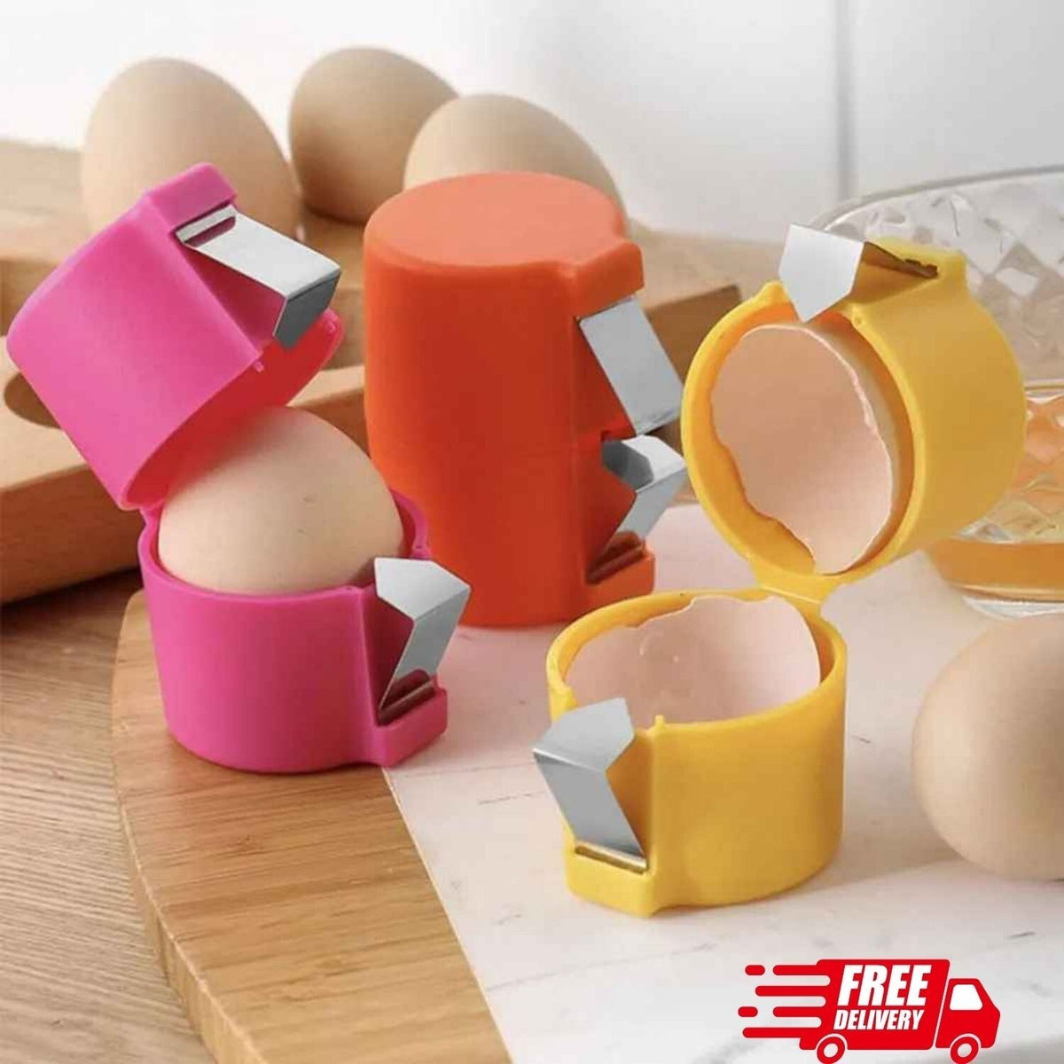 Egg Cracker Tool Egg Breaker Manual Shell Separator Opener Kitchen Tools for Egg