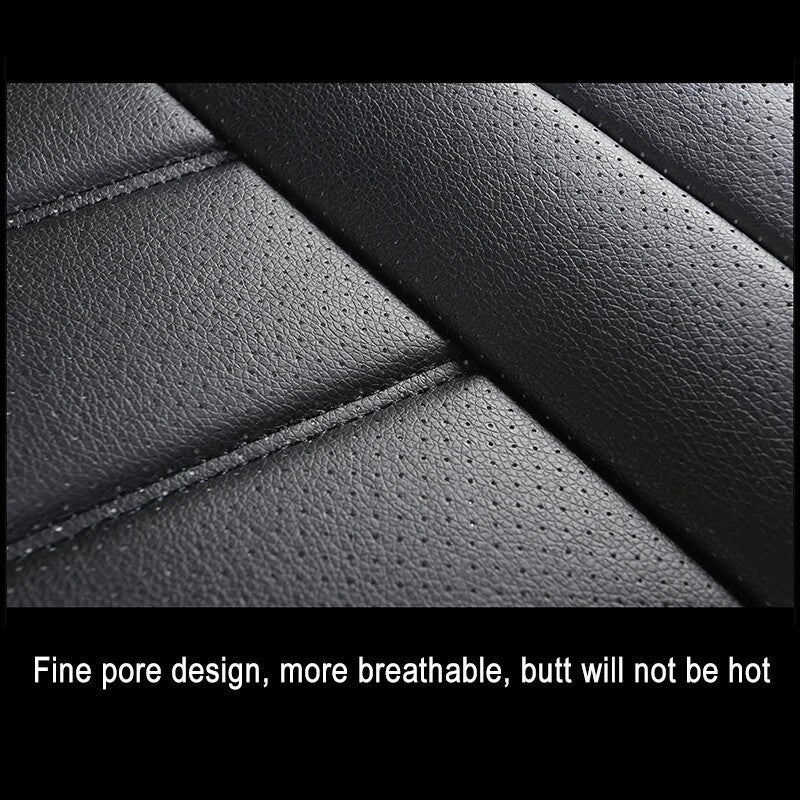 For Mercedes-Benz C-Class Right Driver Side Bottom PU Leather Seat Cover Black