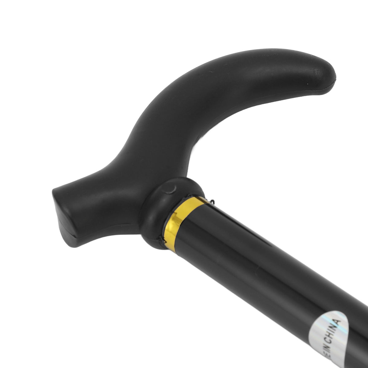 (Black)Adjustable Walking Stick All Terrain Walking Cane For Men Women