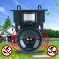 Solar Powered Ultrasonic Pest Bird Crow Animal Repeller Repellent Scarer.*