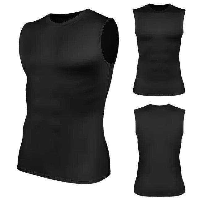 Men's Slimming Body Shaper Vest Gynecomastia Compression Shirt Tummy Control Top