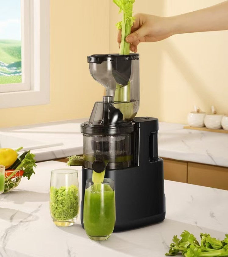 Cold Press Slow Juicer Squeezer Electric Juicer Machine Slag Juice Separator UK