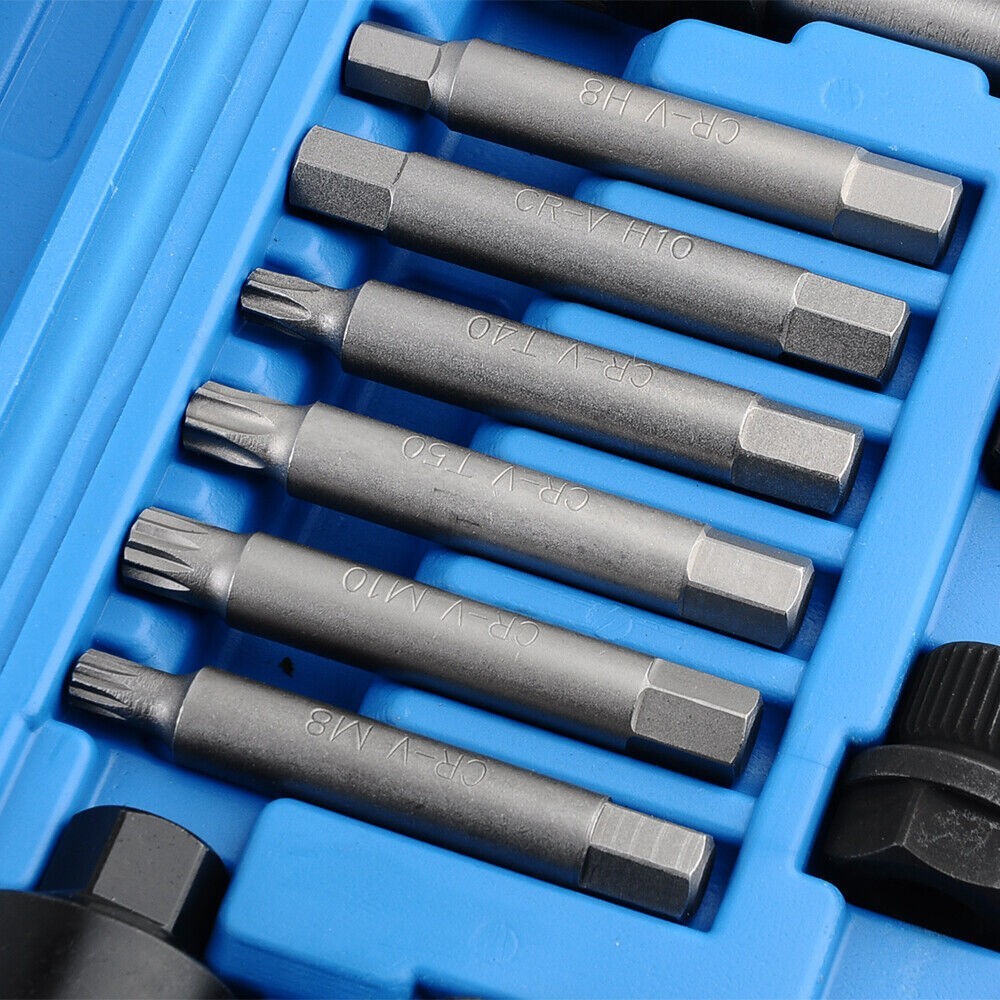 New Car Garage Tool Kit 13 Piece Alternator Freewheel Pulley Removal Bit Set