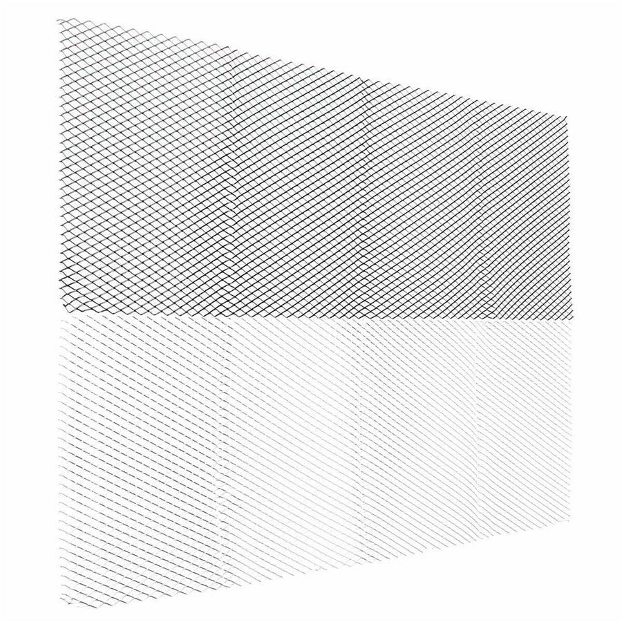Silver Aluminium Racing Grille Mesh Vent Car Tuning Grill 100cm x 33cm