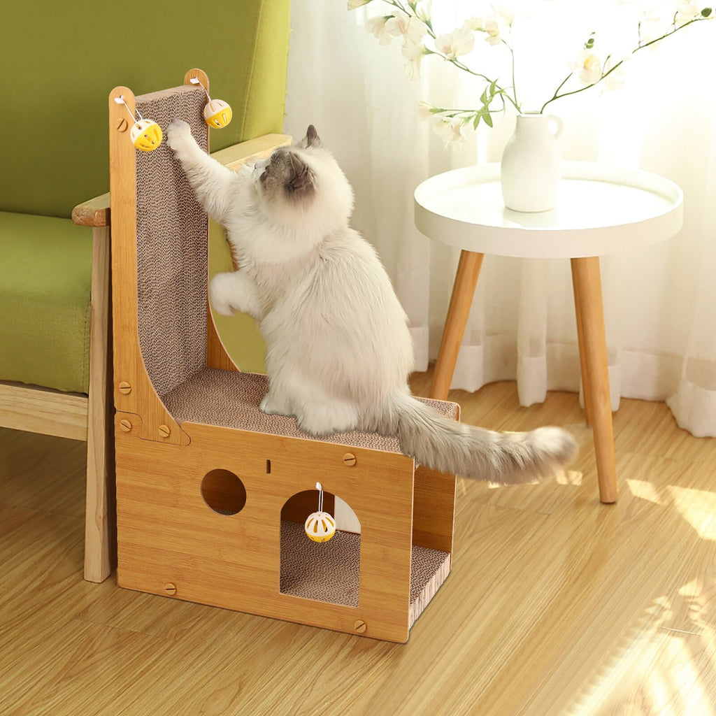 Tall Cat Scratching Post & Activity Center