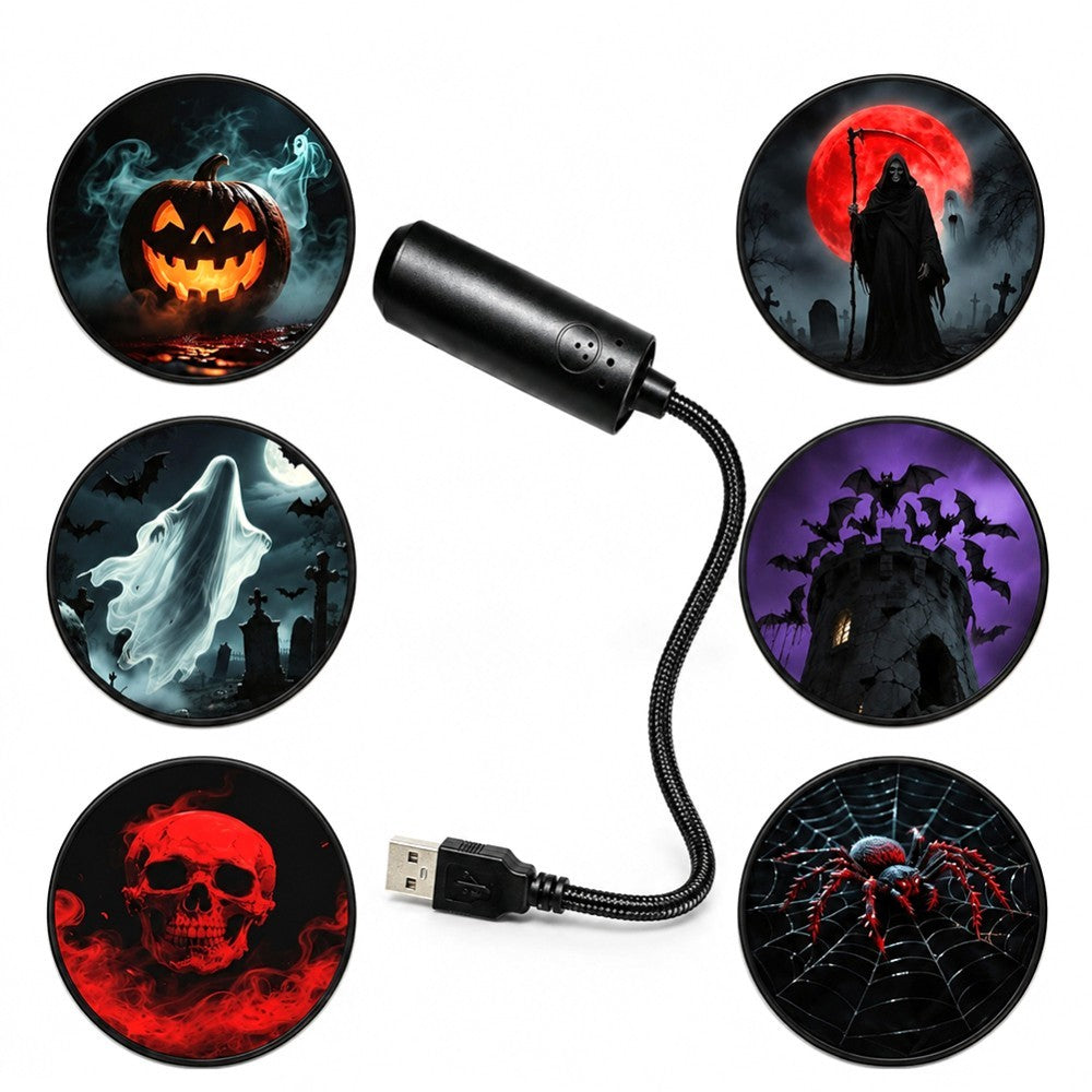 Plug and Play HD Star Projector Halloween Christmas, Projector Halloween XMAS