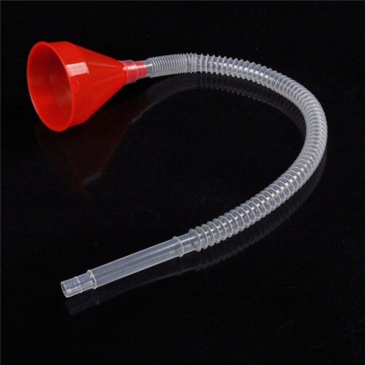 Soft Vehicle Filling Funnel With Transparent Pipe Pour Liquid Tool Plastic
