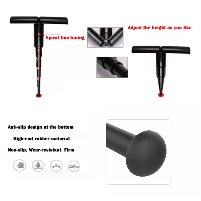 Folding Stool Walking Stick Seat Single Leg Hiking Chair Portable Retractable