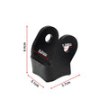 Paired Iron Weld On Shock Bracket Wide Flat Mount R1180 Straight Universal Black