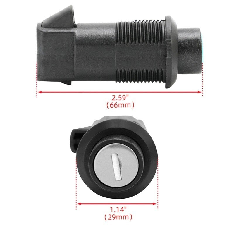 1Set Motorcycle Saddlebag Lock Hard Saddle Bag Hardware Universal