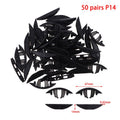 50 Pairs 2 In 1 Invisible Connectors P15 P14 Woodworking Plywood Fasteners