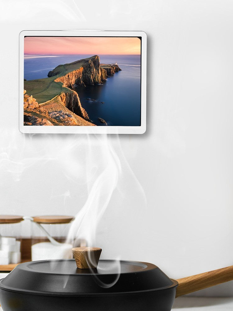 White Rotatable Waterproof Tablet Wall Mount Box