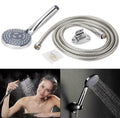 1x Shower Head Set Universal Multi Function Chrome Anti-Limescale Bath 1.5M Hose