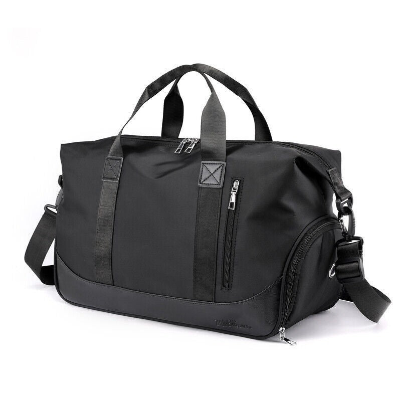 Women Fitness Gym Bag Travel Weekend Bag Large Holdall Luggage Shoulder Bag