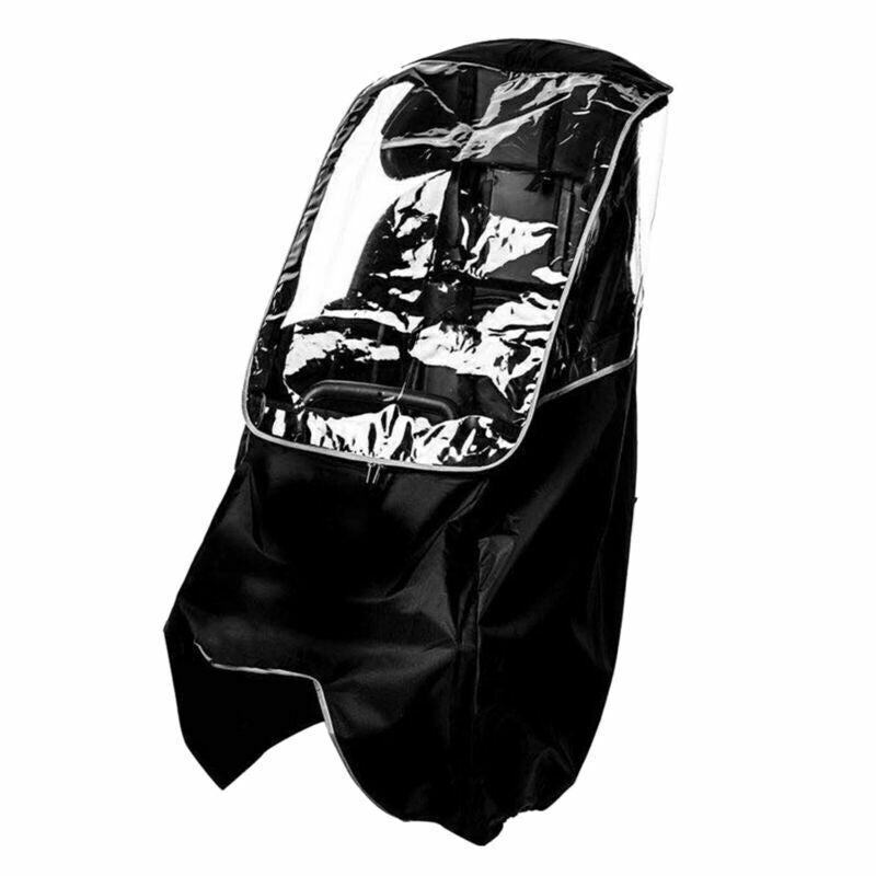 Child Bike Seat Rain Cover PVC Bicycle Rear Seat Canopy Cover