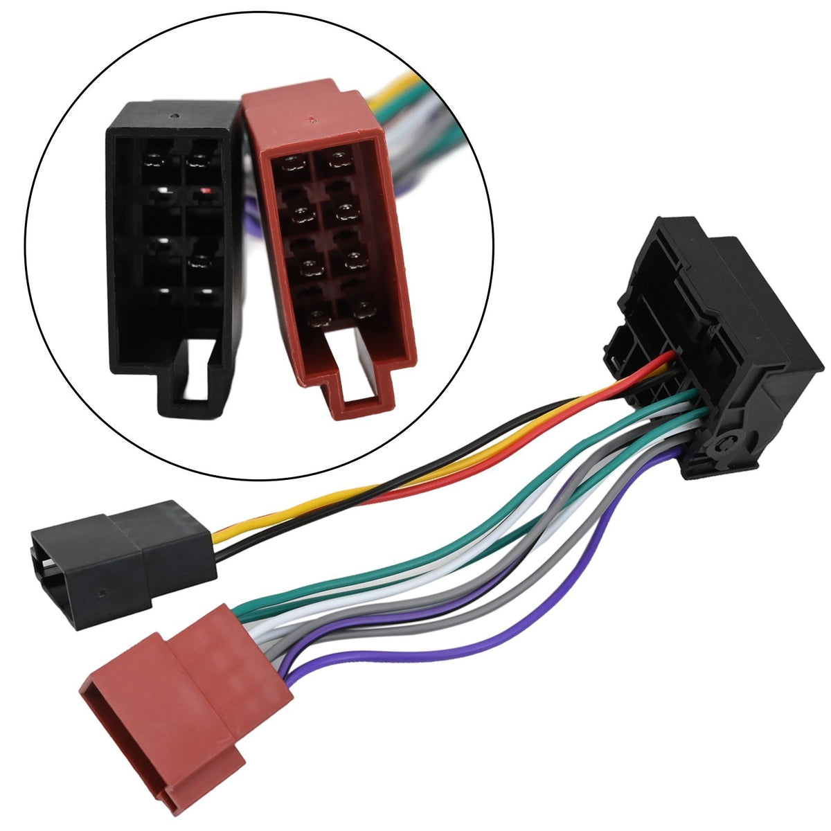 Adapter Cable ISO Female for Car Radio Models For RCD200 RCD300 and RCD510