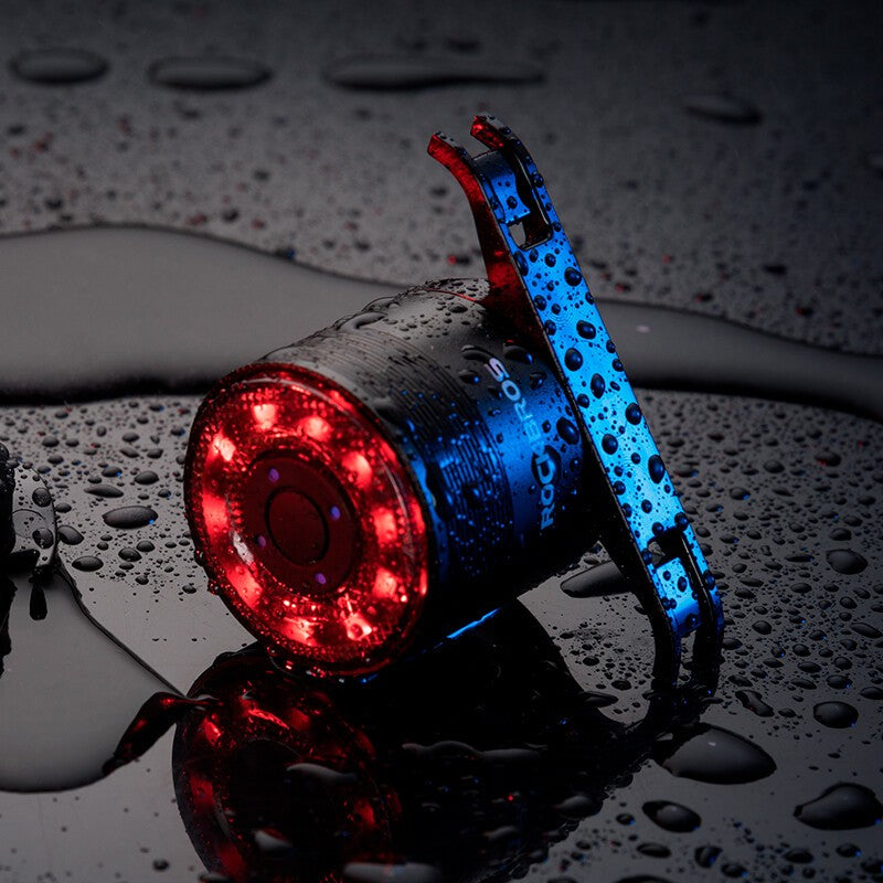 RockBros Bike Rear Light Cycling USB Rechargeable Waterproof Safety  colourful