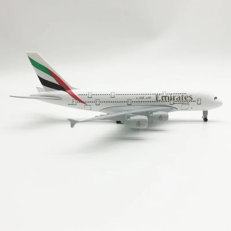 EMIRATES A380 20CM AIRBUS WHEELS METAL AIRCRAFT DIECAST PLANE MODEL GIFT 1:400