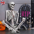 90CM Halloween Decoration Poseable Human Skeleton Full Life Size Party Horror
