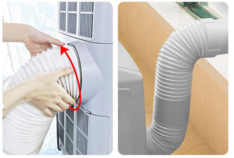 Flexible Telescopic Air Conditioner Exhaust Hose Mobile Air Conditioning 2M/3M