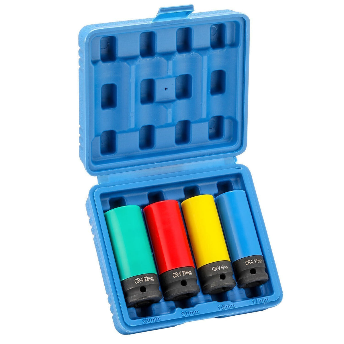 Alloy Wheel Nut Socket Impact Socket Set Metric Socket 1/2" Drive 17/19/21/22MM