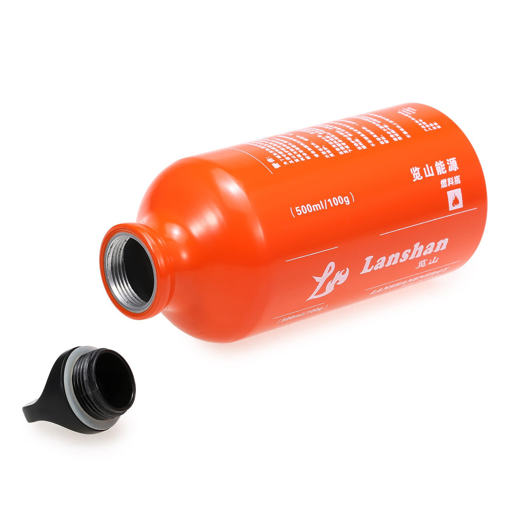 Outdoor Camping Multi Fuel Oil Stove with 500ml Gasoline Fuel Bottle