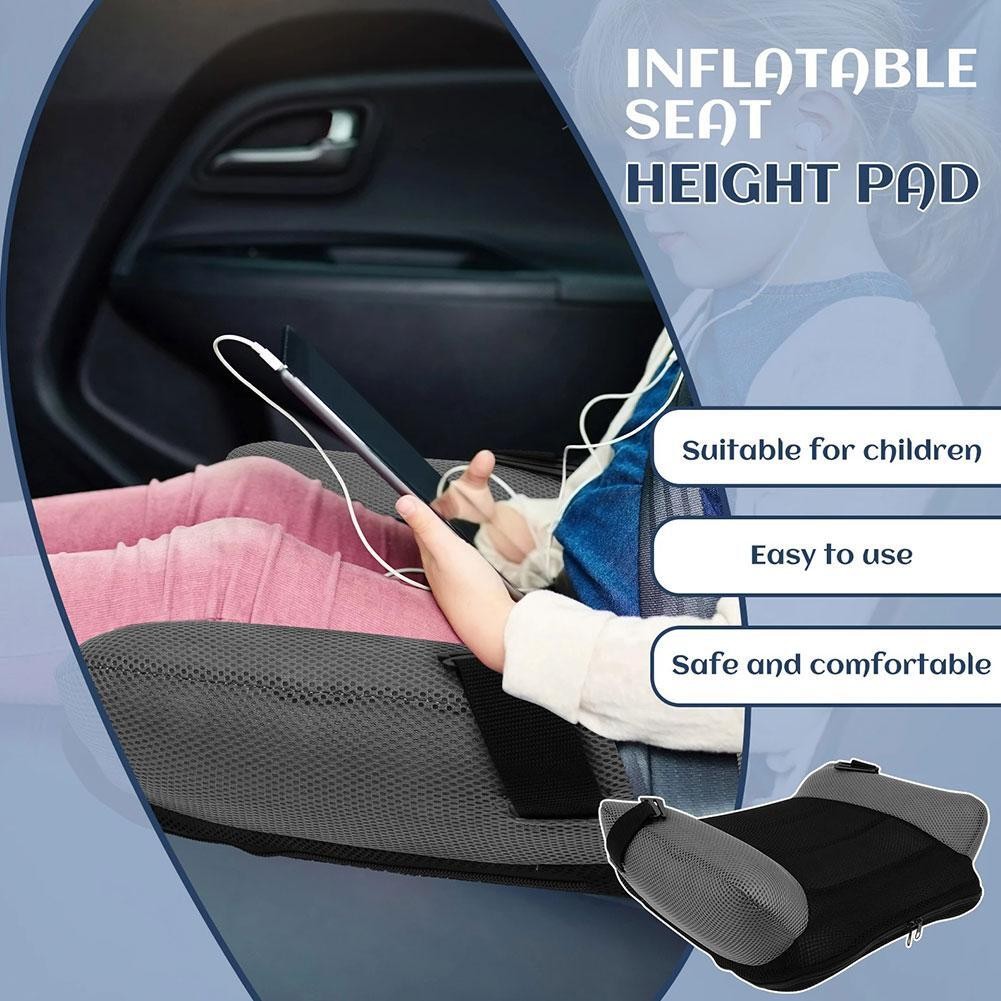 Inflatable Booster Car Seat PVC Inflatable Seat Cushion Narrow Backless Booster