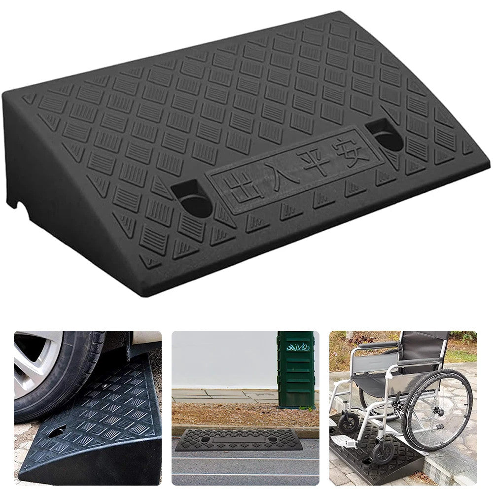 2x Heavy Duty Ramp Kerb Ramps for Driveway Car Vehicle Threshold Ramp Curb Tool