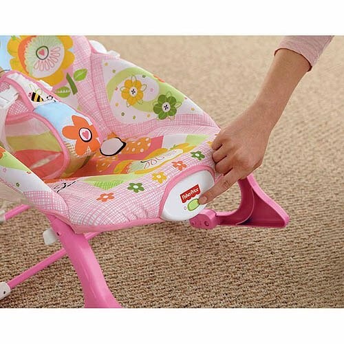 Baby Infant To Toddler Bouncer Rocker Swing Chair Soft Soothing Vibration Toys