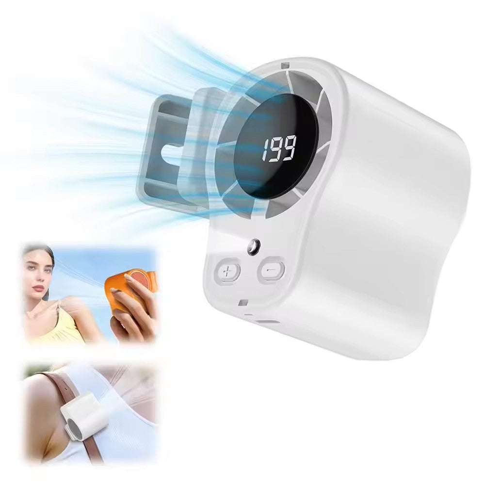 USB Rechargeable Clip on Portable Desk Fans 360 Rotation for Car Camping