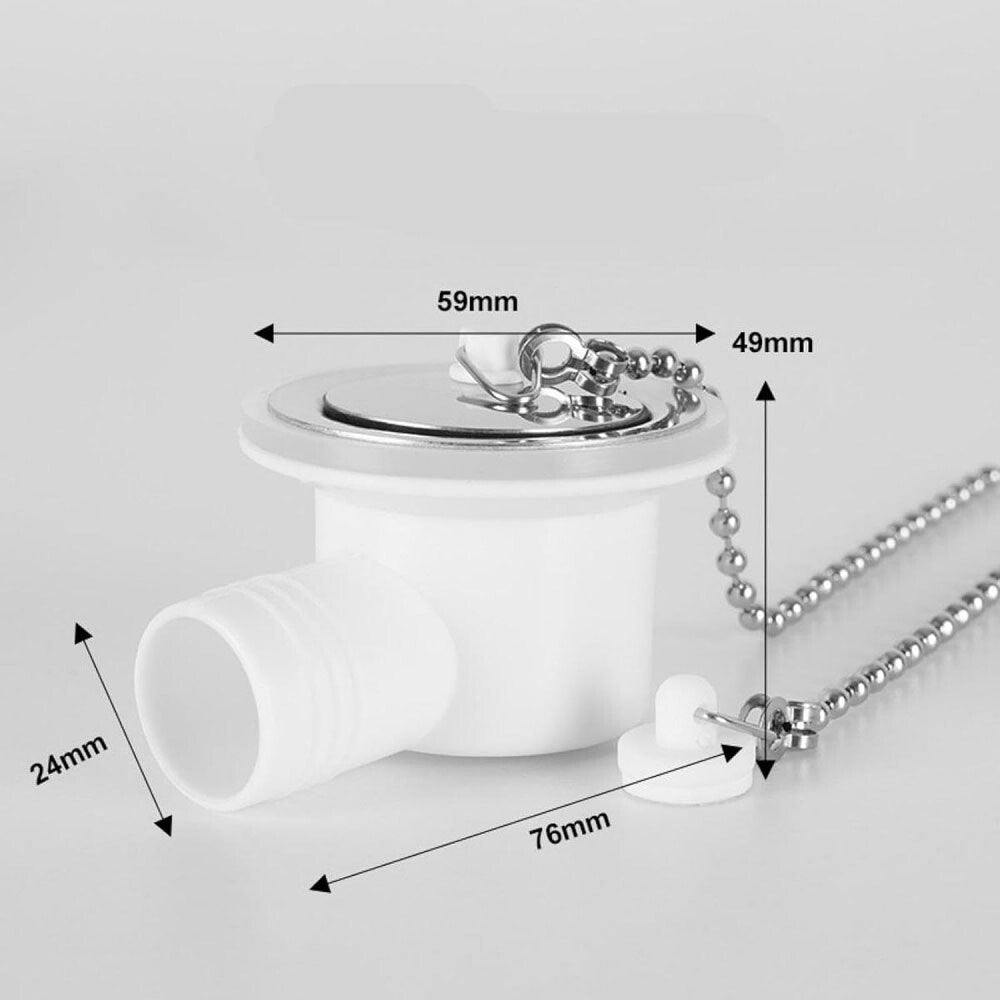 For Dometic Smev Waste Fitting Kits Angled for 20mm 3/4"