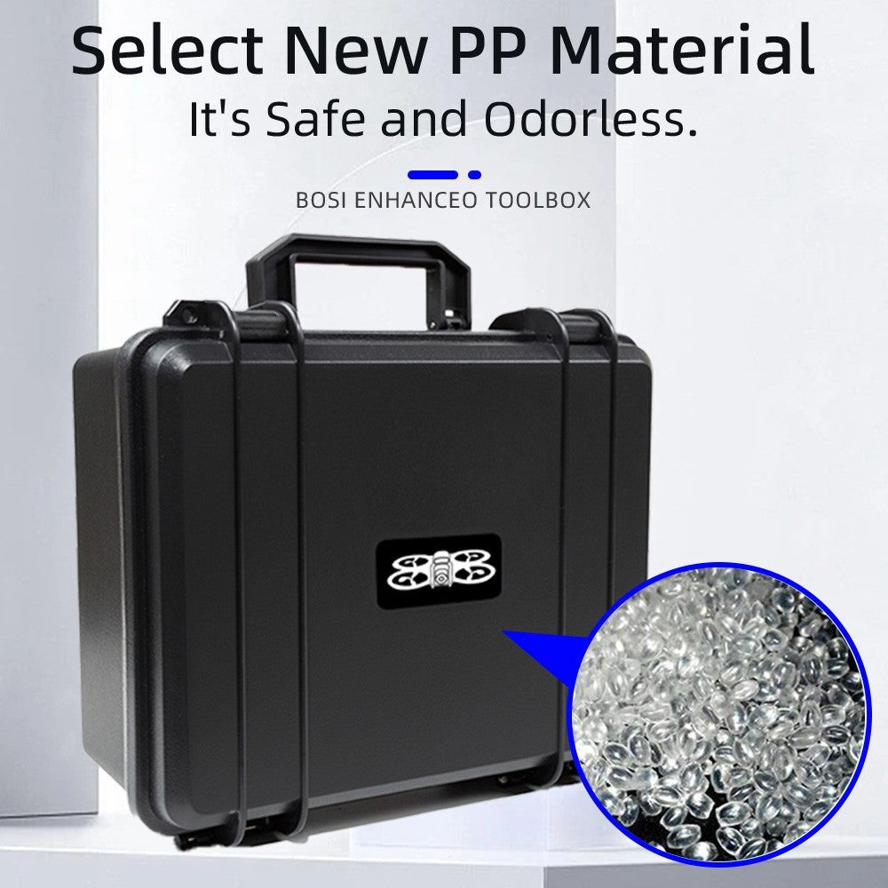 Hard Shell Suitcase Carrying Case Storage Bag For DJI Neo 2 Drone & DJI RC-N3