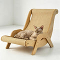 Cat Lounge Sofa Hammock Bed With Scratching Pad Pet Rest Chair For Kitten Sleep
