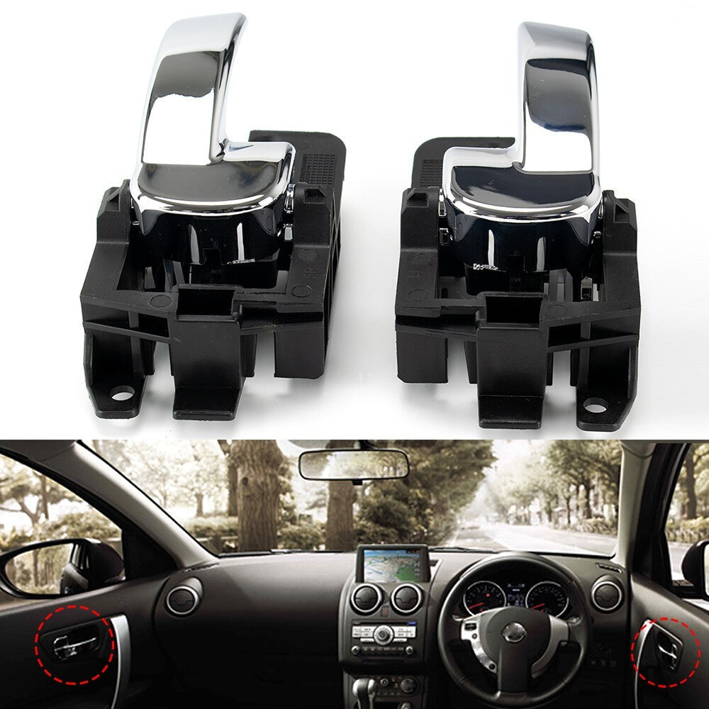 2X Inner Door Handle Left Right For Nissan Qashqai J10 80670JD00E 80671JD00E UK