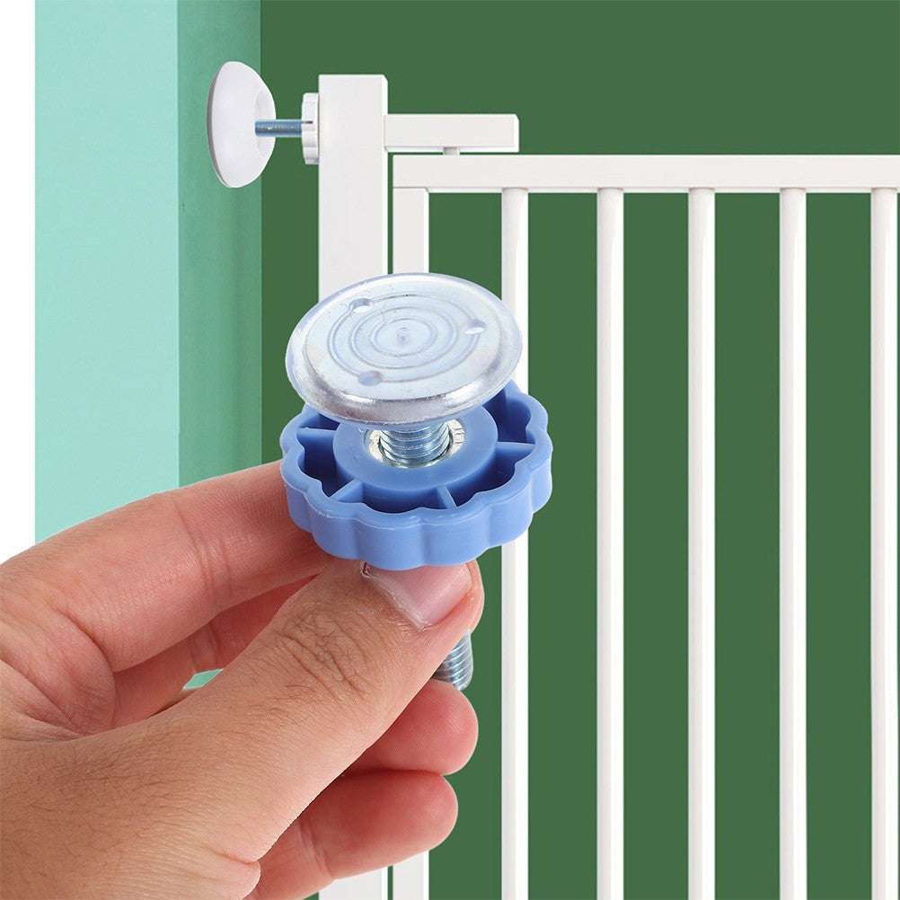 2 Pcs Baby Gate Hardware Replacement Kids Screw Door Grille Without Drilling