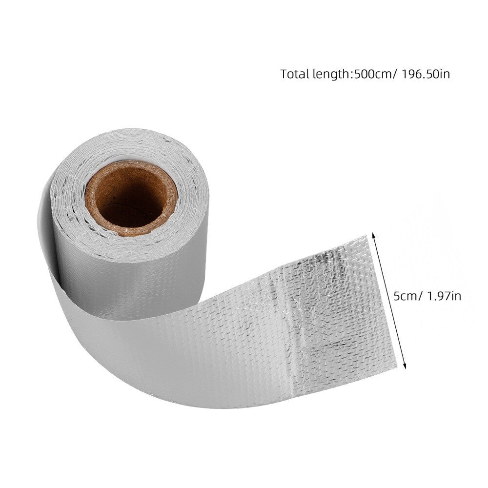 Insulated Aluminum Foil Cloth Heat Proof Tape Ducting Insulation