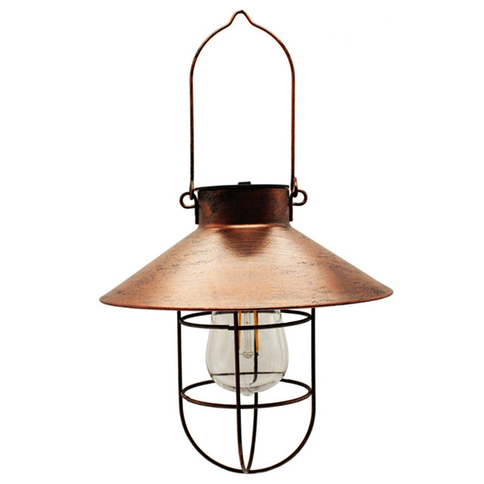 Solar Powered LED Hanging Lantern Lights Waterproof Outdoor Garden Lawn Lamp
