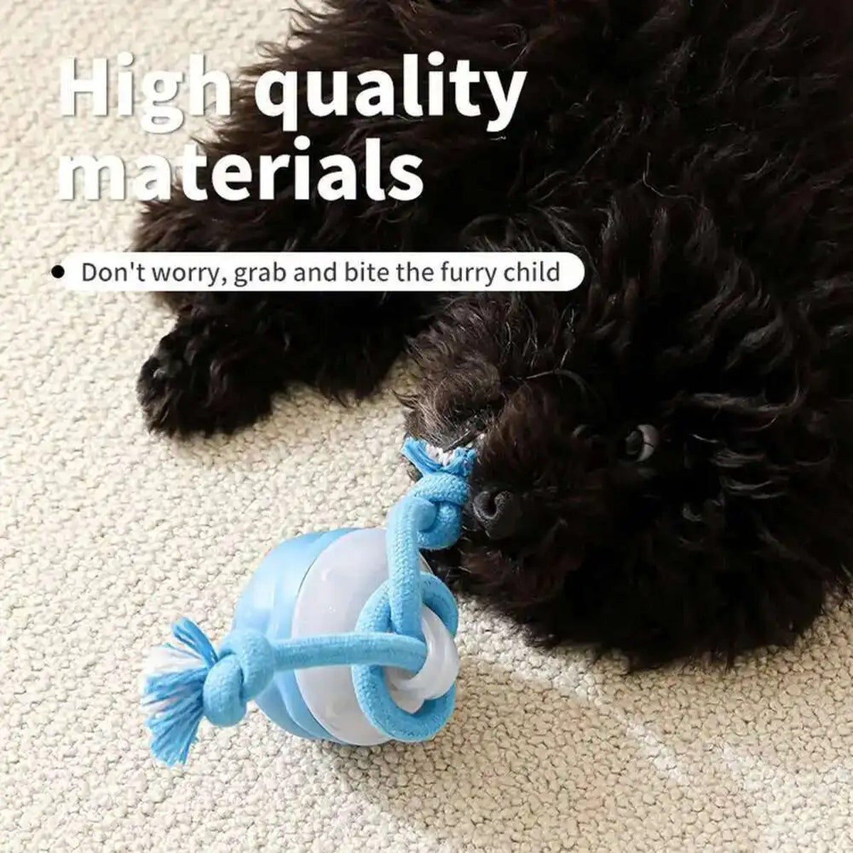 Interactive Dog Toy Smart Rolling Ball Motion Activated Squeaky Puppy Chew Toy
