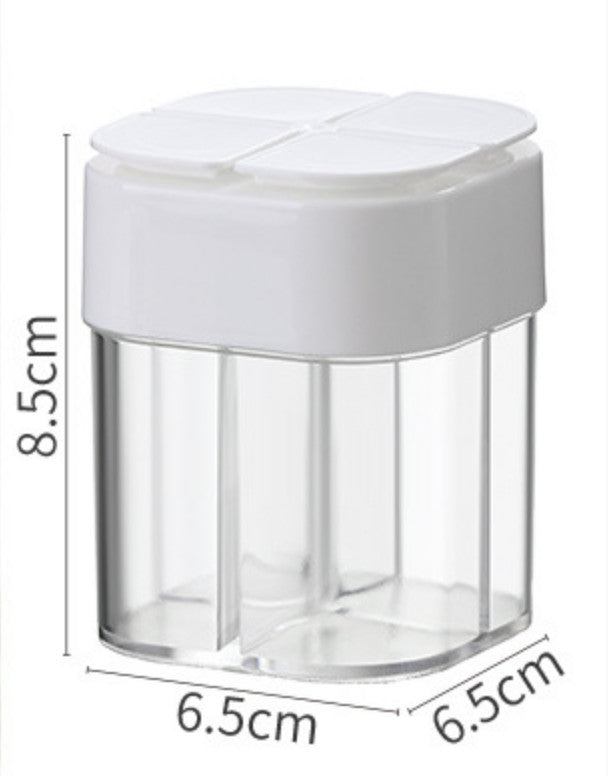 2pcs Multi Spice Containers Spice Shaker Jars Camping Barbecue Spice Containers