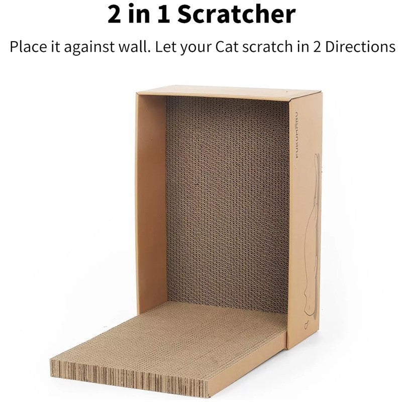 5PC Cat Scratcher Cardboard Scratching Pad Board Corrugated Sofa Bed Protector