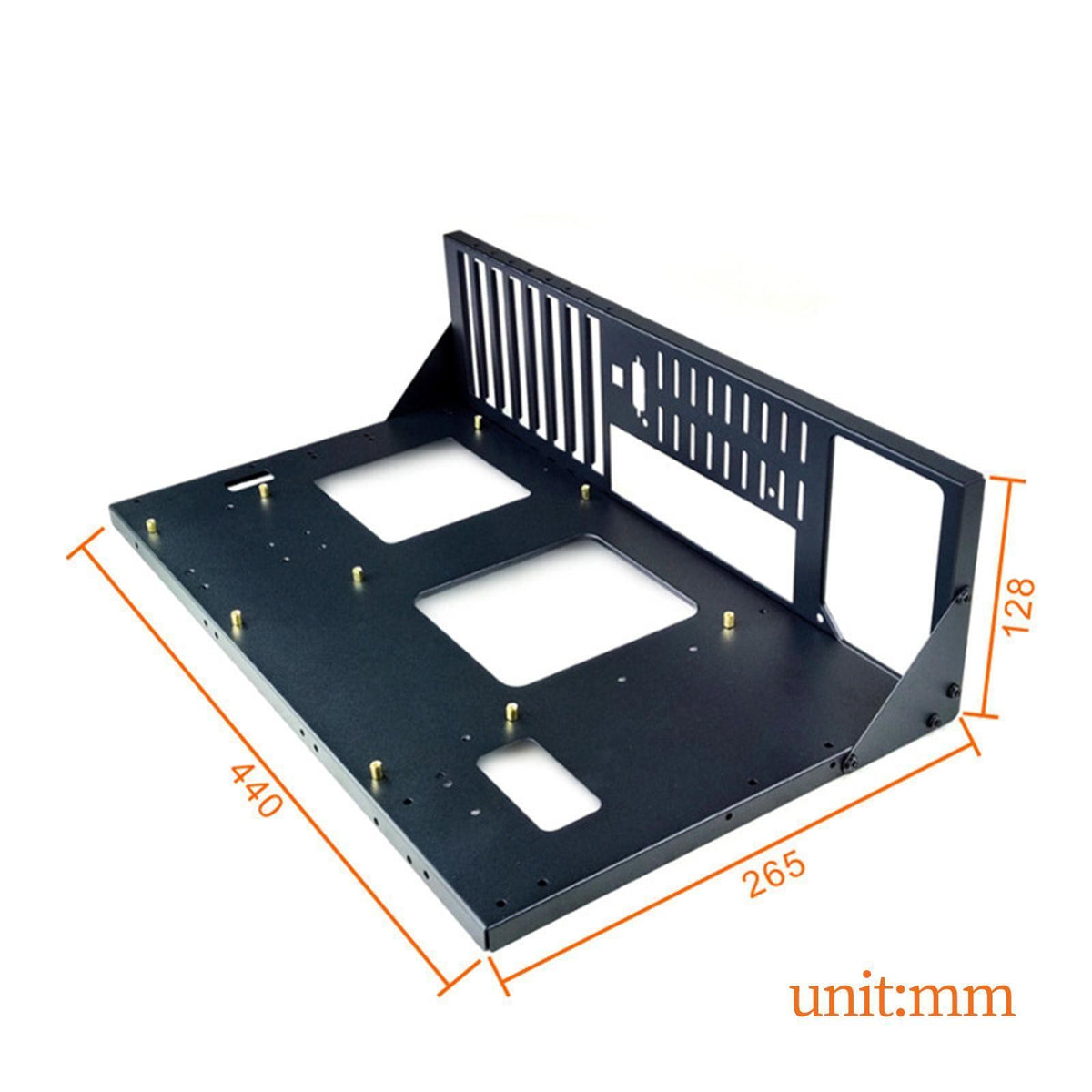 Computer Chassis Frame Spare Easy to Use Fitments Stable Open Air Case Frame