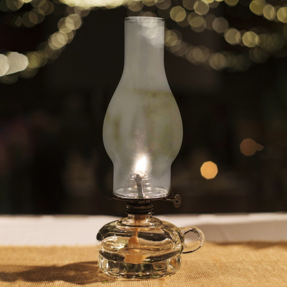 2pcs Clear Oil Lamp Chimney Glass Kerosene Lamp Chimney Glass Lamp Chimney Shade
